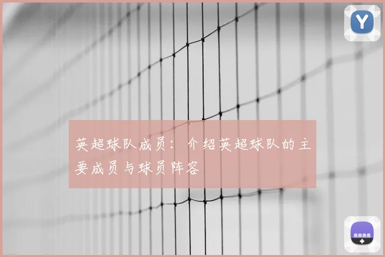 英超球队成员：介绍英超球队的主要成员与球员阵容